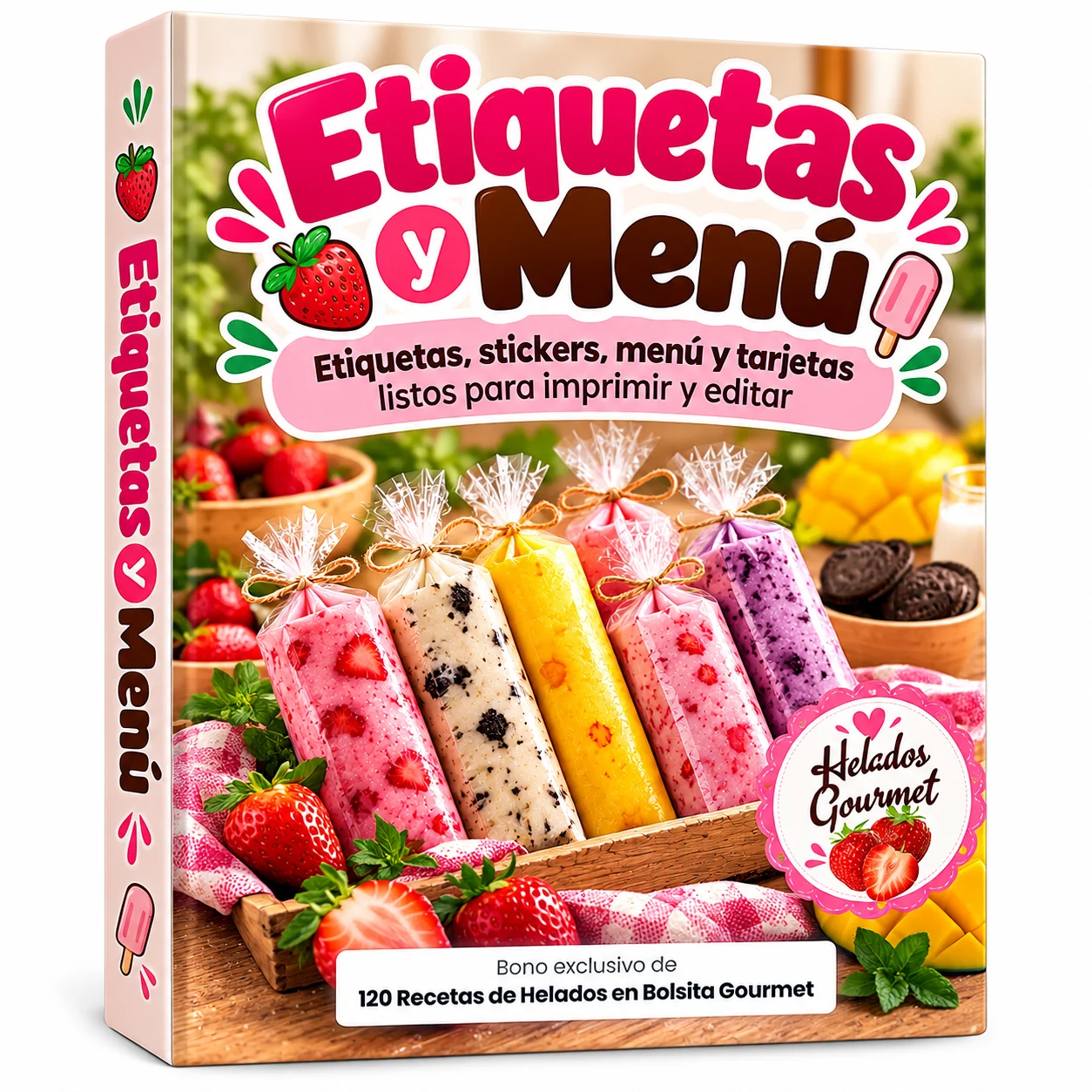 Etiquetas y menú imprimibles
